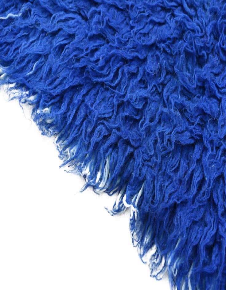 Detail image of  2' x 4' 2  Hand Knotted Moroccan Wool Runner Rug