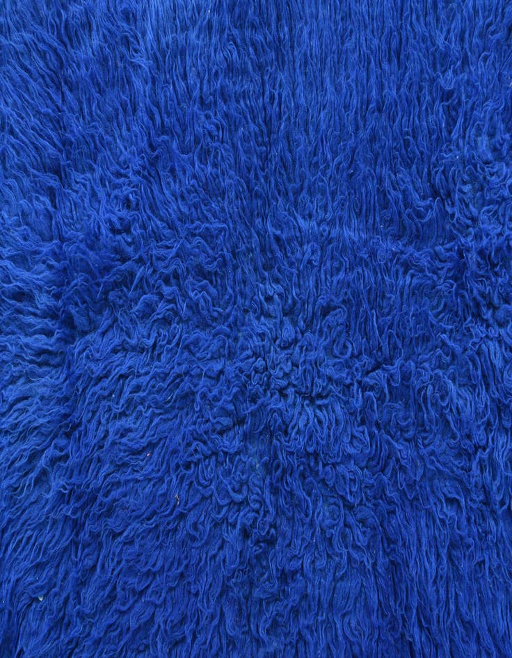 Detail image of  2' x 4' 2  Hand Knotted Moroccan Wool Runner Rug