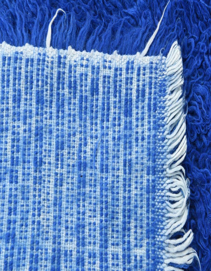 Detail image of  2' x 4' 2  Hand Knotted Moroccan Wool Runner Rug