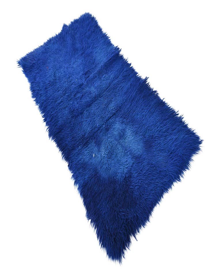 Detail image of  2' 4 x 4' 8  Hand Knotted Moroccan Wool Runner Rug