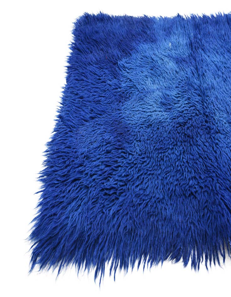 Detail image of  2' 4 x 4' 8  Hand Knotted Moroccan Wool Runner Rug