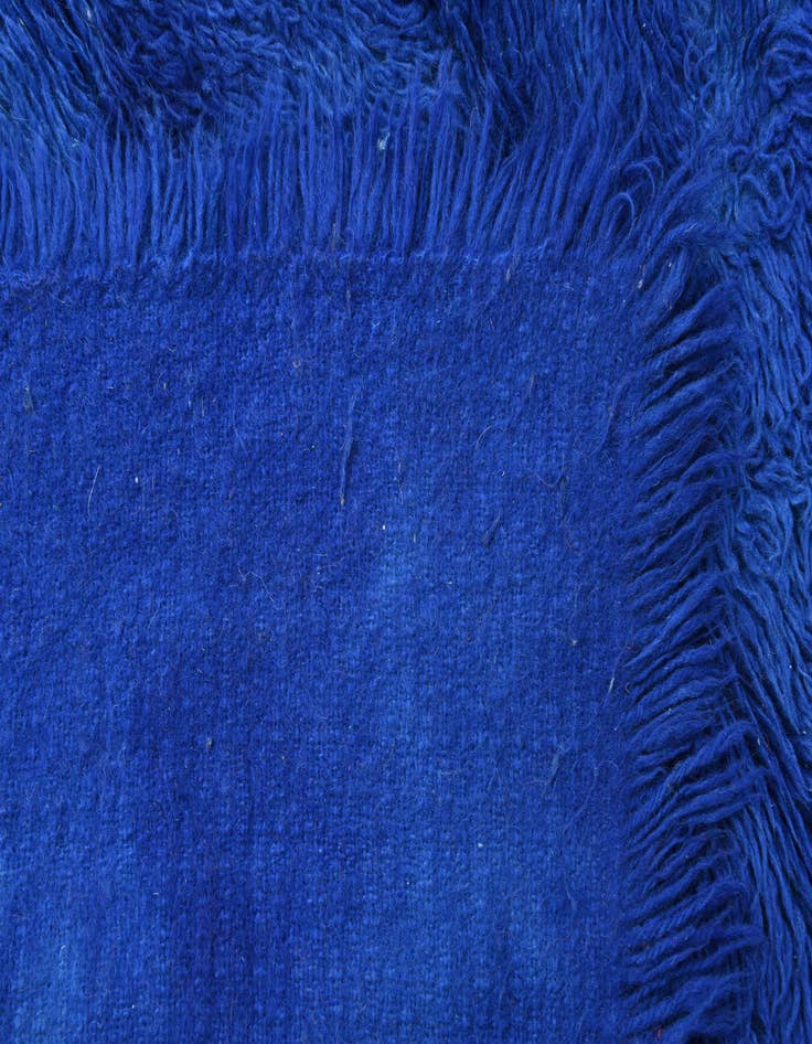 Detail image of  2' 4 x 4' 8  Hand Knotted Moroccan Wool Runner Rug