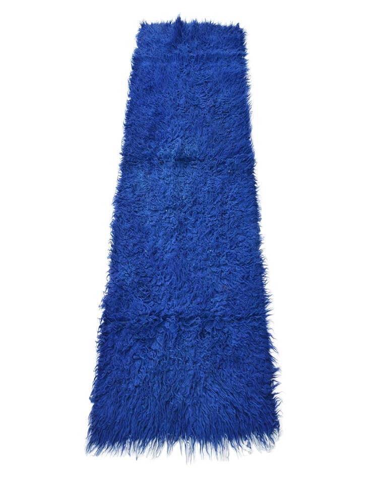 Detail image of  2' 3 x 6' 6  Hand Knotted Moroccan Wool Runner Rug