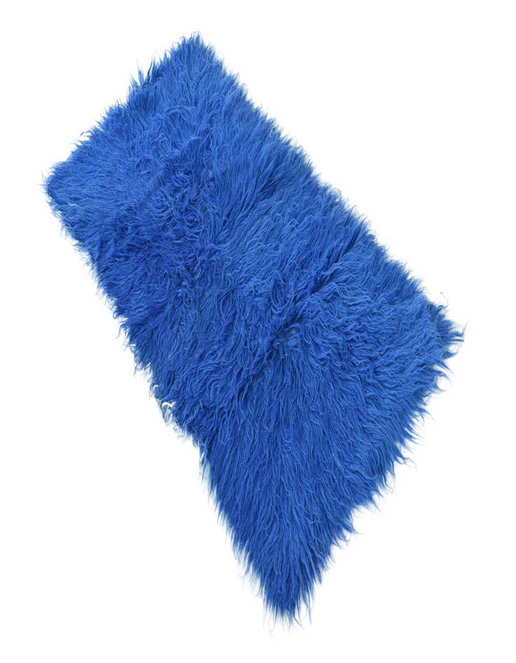 Detail image of  2' x 4'  Hand Knotted Moroccan Wool Runner Rug