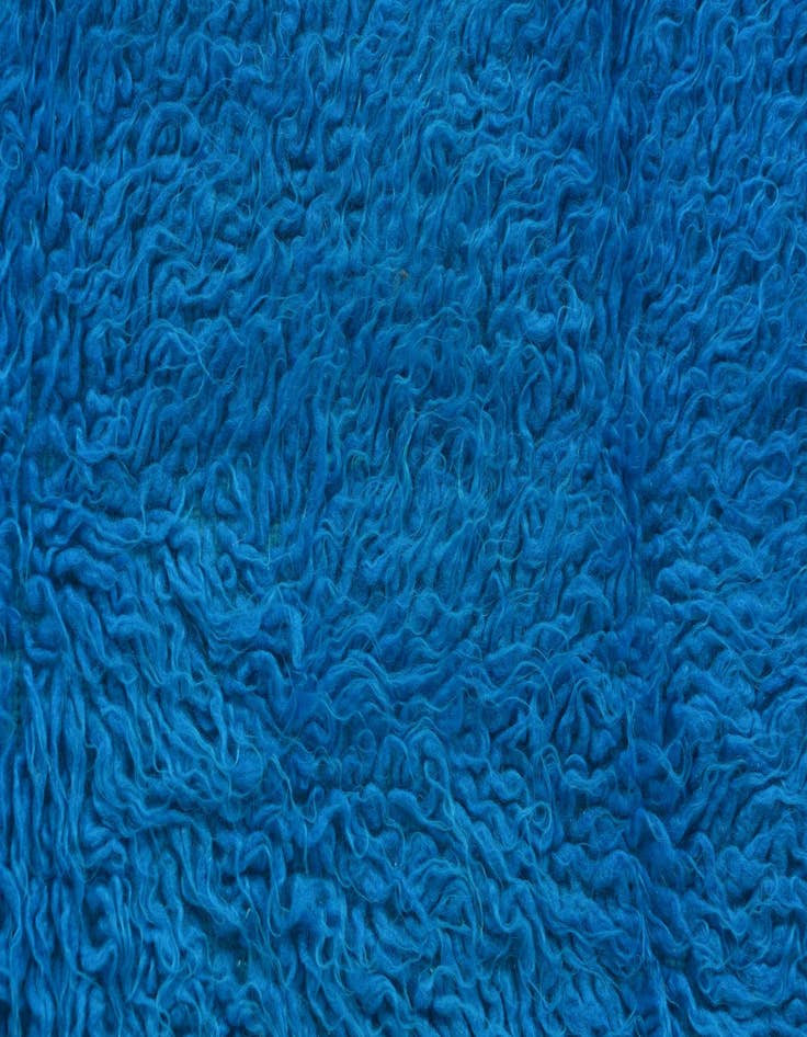 Detail image of  2' x 4'  Hand Knotted Moroccan Wool Runner Rug