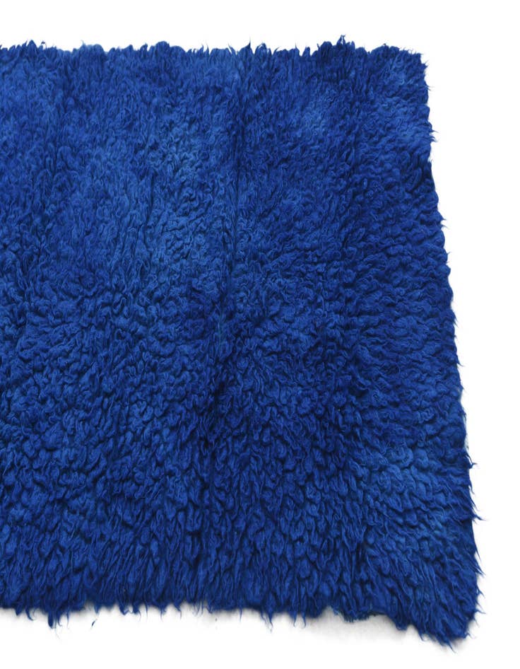 Detail image of  3' 2 x 6' 1  Hand Knotted Moroccan Wool Runner Rug