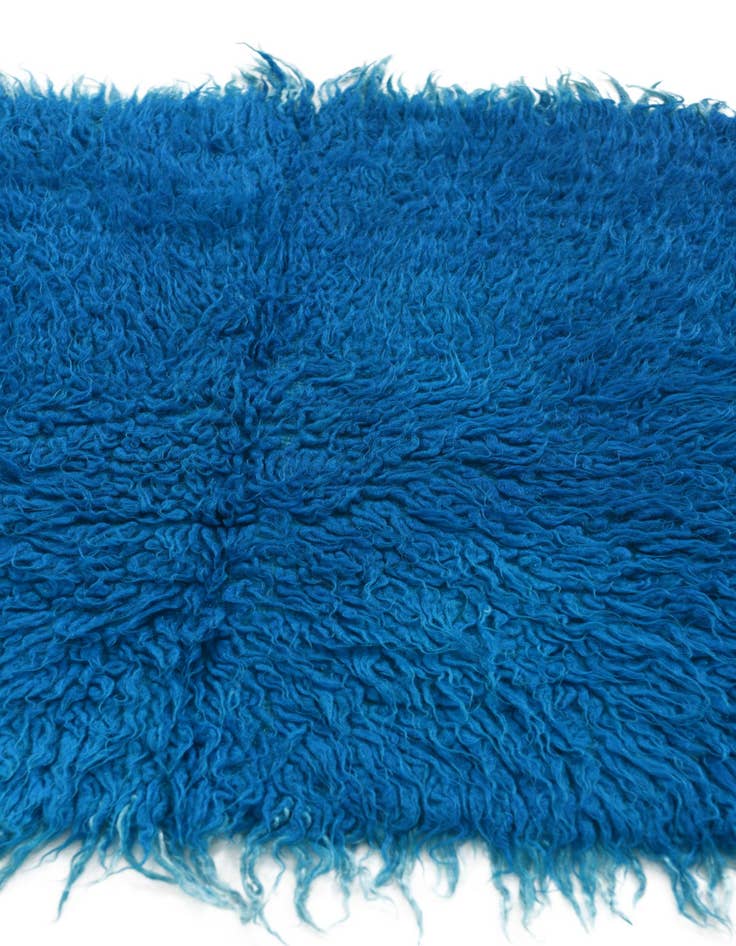 Detail image of  2' 1 x 4'  Hand Knotted Moroccan Wool Runner Rug