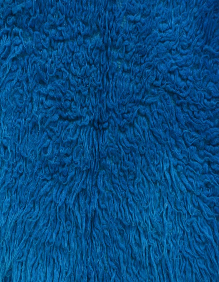 Detail image of  2' 1 x 4'  Hand Knotted Moroccan Wool Runner Rug