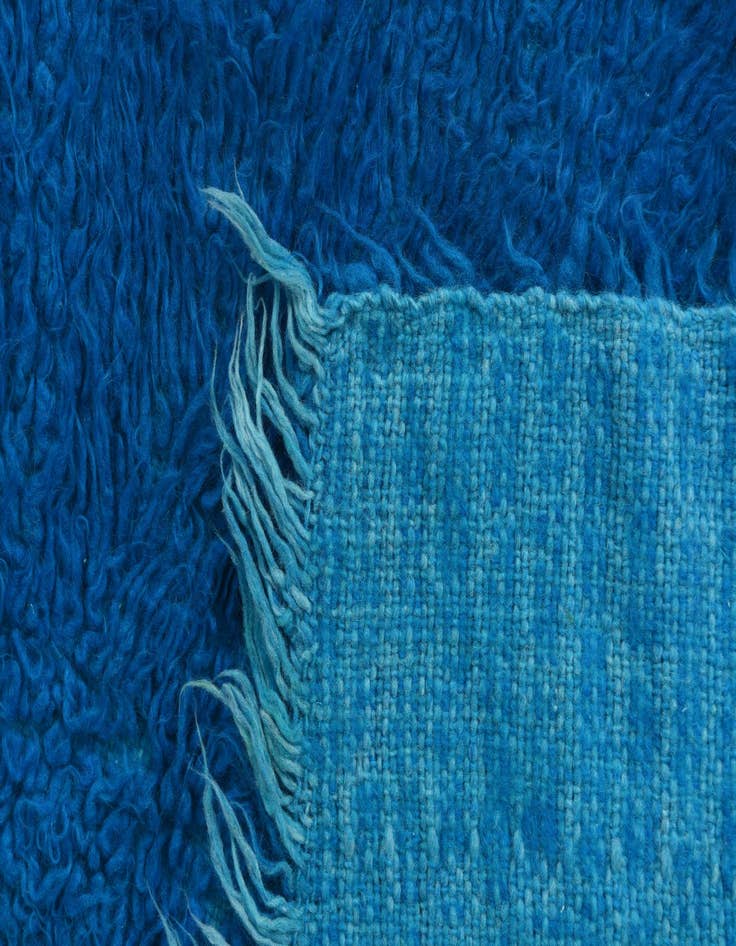 Detail image of  2' 1 x 4'  Hand Knotted Moroccan Wool Runner Rug