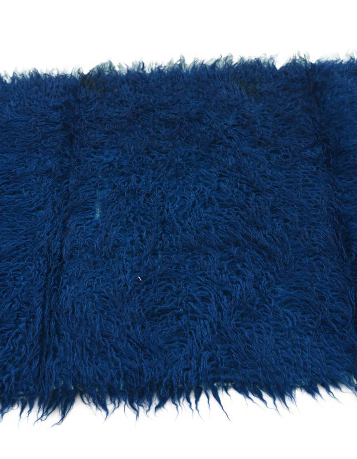 Detail image of  2' 3 x 4' 8  Hand Knotted Moroccan Wool Runner Rug