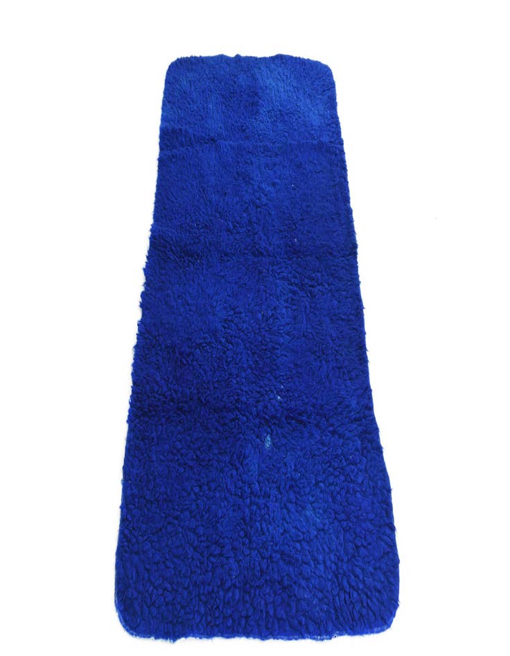 Detail image of  2' 10 x 5' 10  Hand Knotted Moroccan Wool Runner Rug