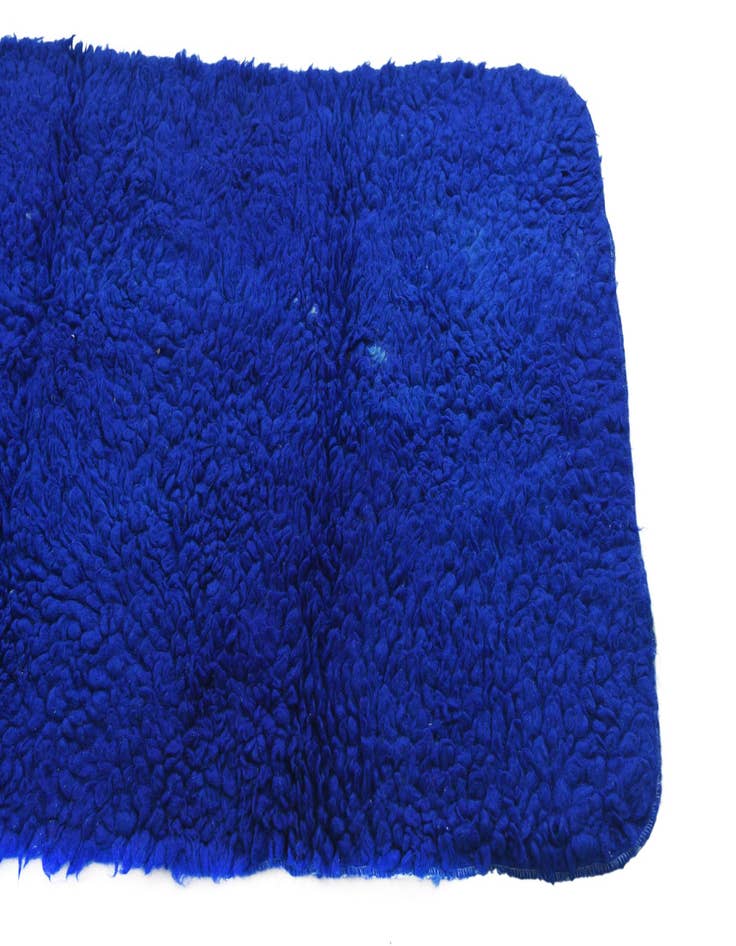 Detail image of  2' 10 x 5' 10  Hand Knotted Moroccan Wool Runner Rug