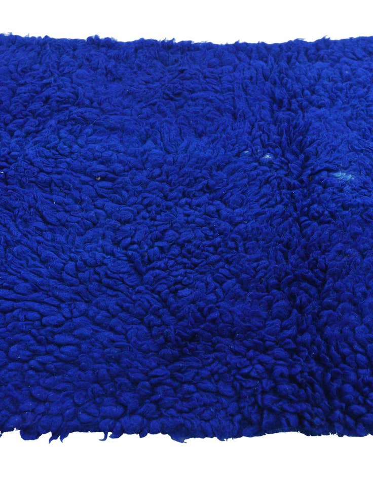 Detail image of  2' 10 x 5' 10  Hand Knotted Moroccan Wool Runner Rug