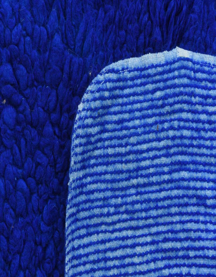 Detail image of  2' 10 x 5' 10  Hand Knotted Moroccan Wool Runner Rug