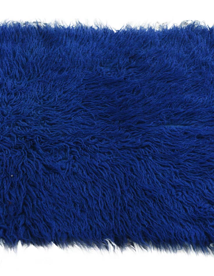 Detail image of  2' 4 x 4' 7  Hand Knotted Moroccan Wool Runner Rug