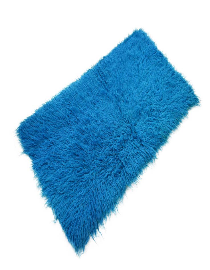 Detail image of  2' 3 x 4' 5  Hand Knotted Moroccan Wool Runner Rug