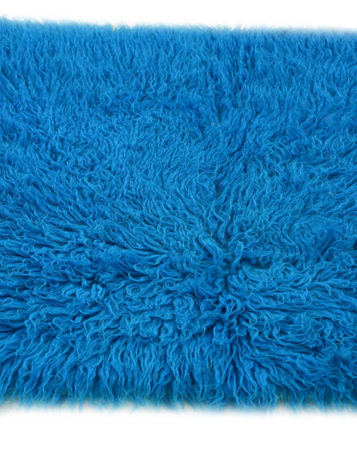 Detail image of  2' 3 x 4' 5  Hand Knotted Moroccan Wool Runner Rug