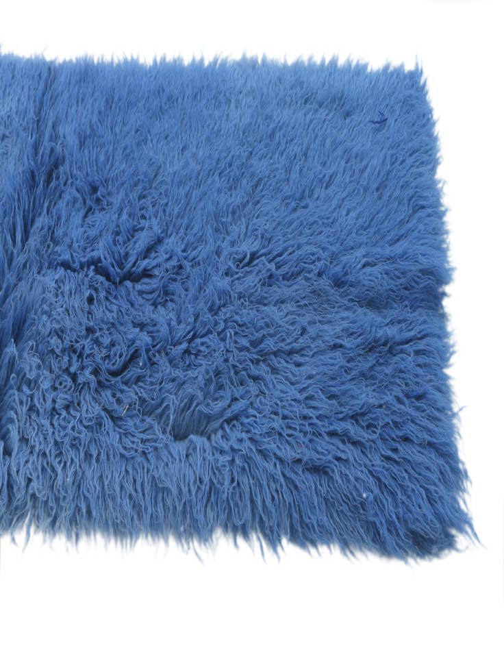 Detail image of  2' 4 x 5' 8  Hand Knotted Moroccan Wool Runner Rug