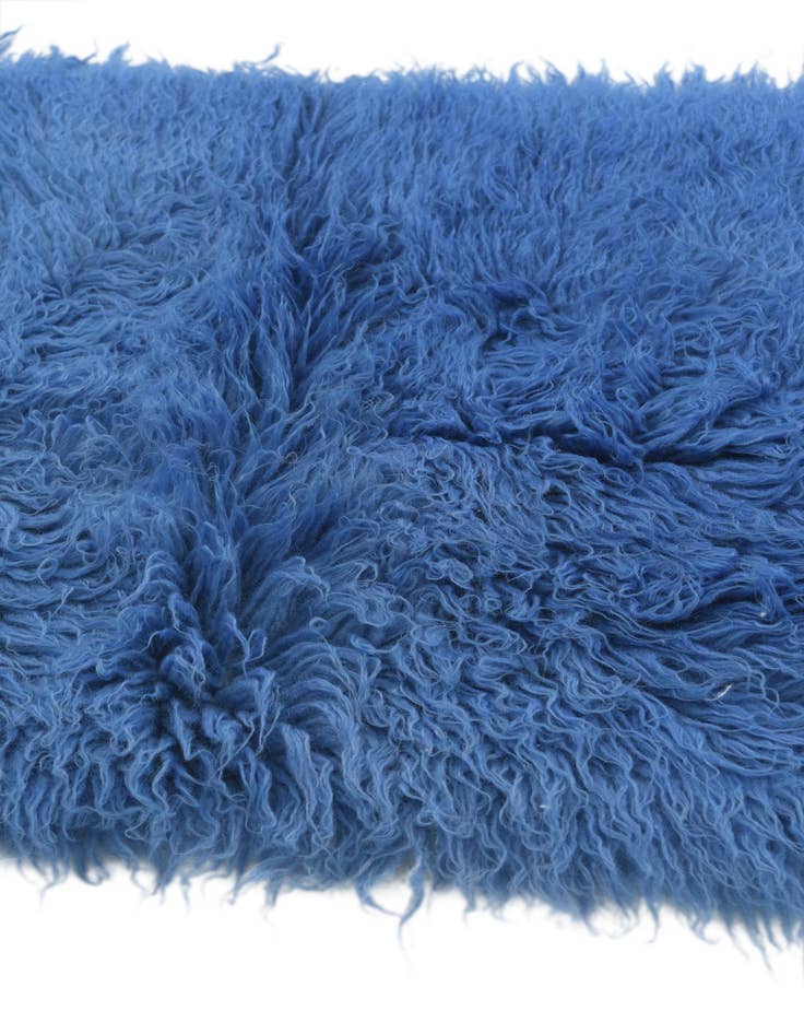 Detail image of  2' 4 x 5' 8  Hand Knotted Moroccan Wool Runner Rug