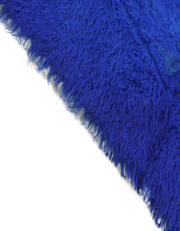 Detail image of  2' 4 x 4' 2  Hand Knotted Moroccan Wool Runner Rug