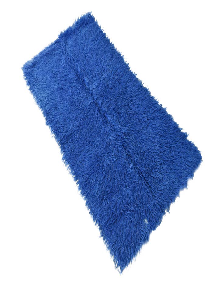 Detail image of  2' 3 x 4' 5  Hand Knotted Moroccan Wool Runner Rug