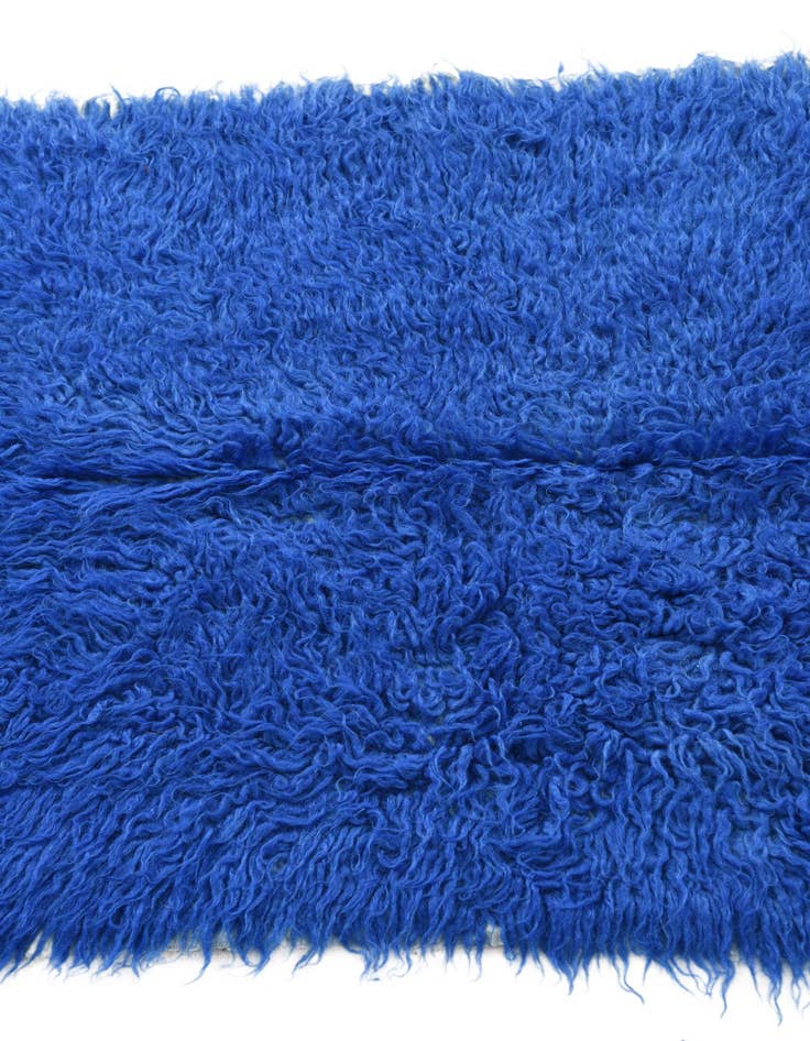 Detail image of  2' 3 x 4' 5  Hand Knotted Moroccan Wool Runner Rug