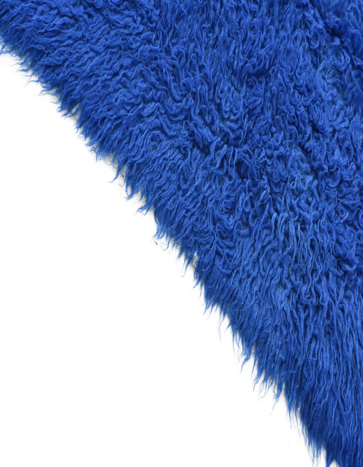 Detail image of  2' 3 x 4' 5  Hand Knotted Moroccan Wool Runner Rug