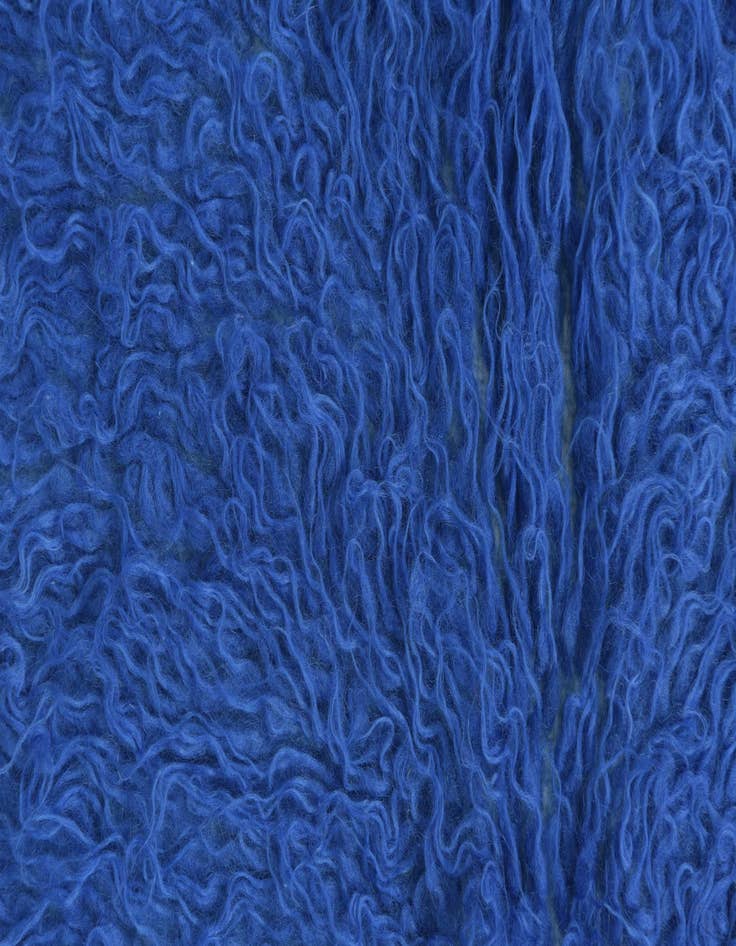 Detail image of  2' 2 x 4' 7  Hand Knotted Moroccan Wool Runner Rug