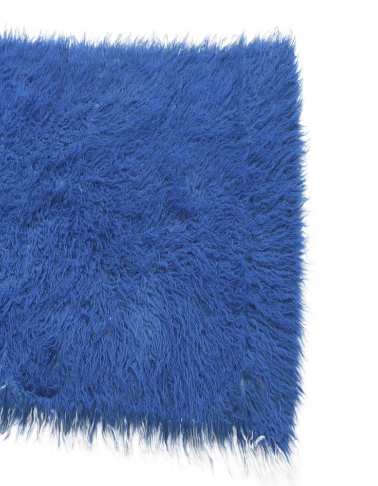 Detail image of  2' 3 x 4' 8  Hand Knotted Moroccan Wool Runner Rug