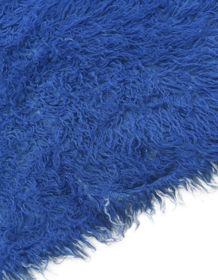 Detail image of  2' 3 x 4' 8  Hand Knotted Moroccan Wool Runner Rug