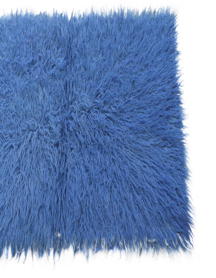 Detail image of  2' 1 x 3' 10  Hand Knotted Moroccan Wool Runner Rug