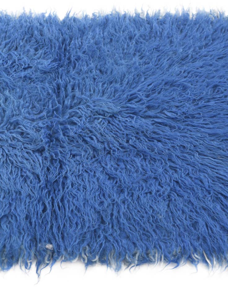 Detail image of  2' 1 x 3' 10  Hand Knotted Moroccan Wool Runner Rug