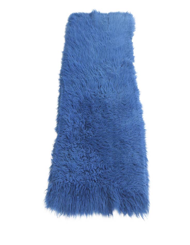 Detail image of  2' 4 x 4' 8  Hand Knotted Moroccan Wool Runner Rug