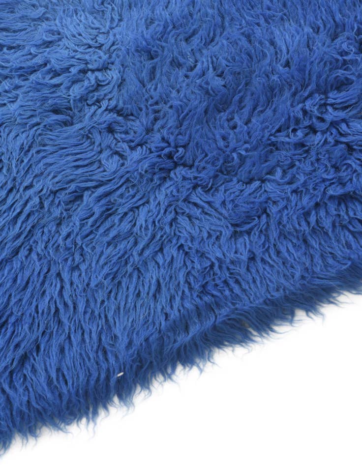 Detail image of  2' 4 x 4' 8  Hand Knotted Moroccan Wool Runner Rug