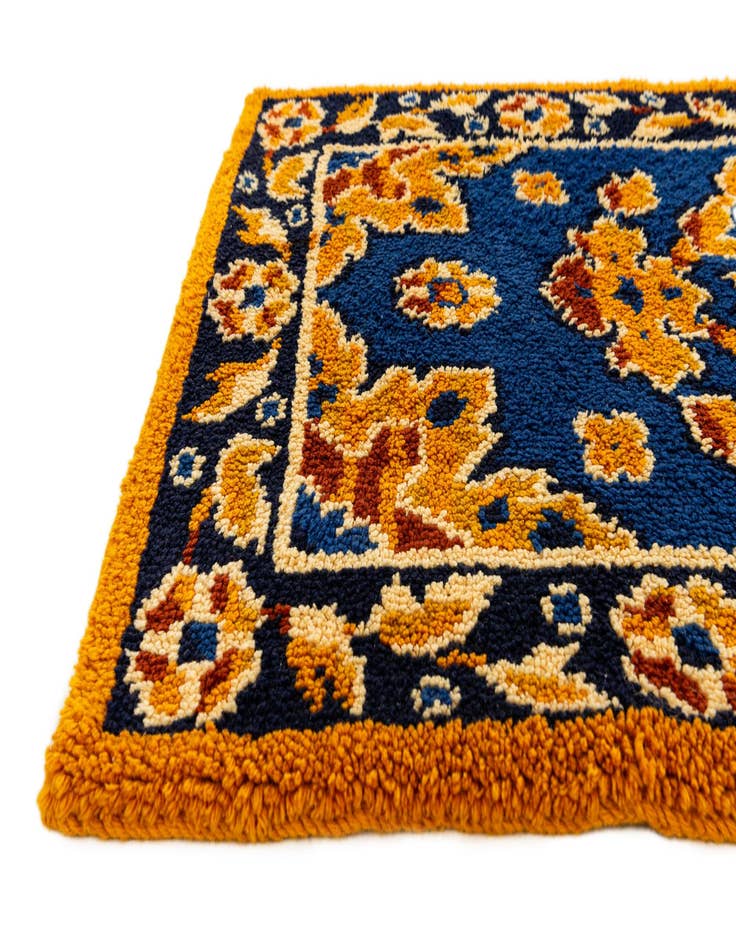 Detail image of  3' x 5' 10  Hand Knotted Moroccan Wool Runner Rug