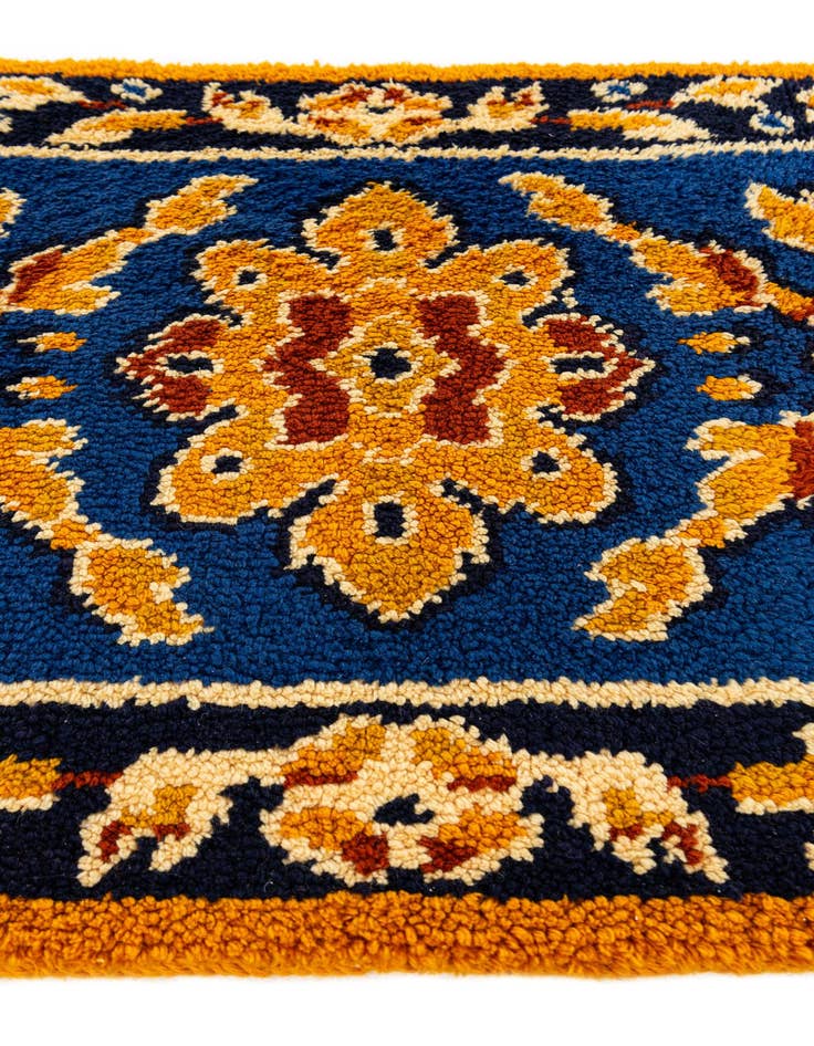 Detail image of  3' x 5' 10  Hand Knotted Moroccan Wool Runner Rug