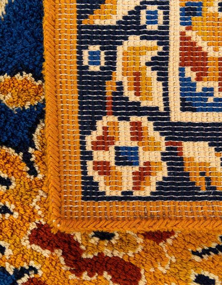 Detail image of  3' x 5' 10  Hand Knotted Moroccan Wool Runner Rug