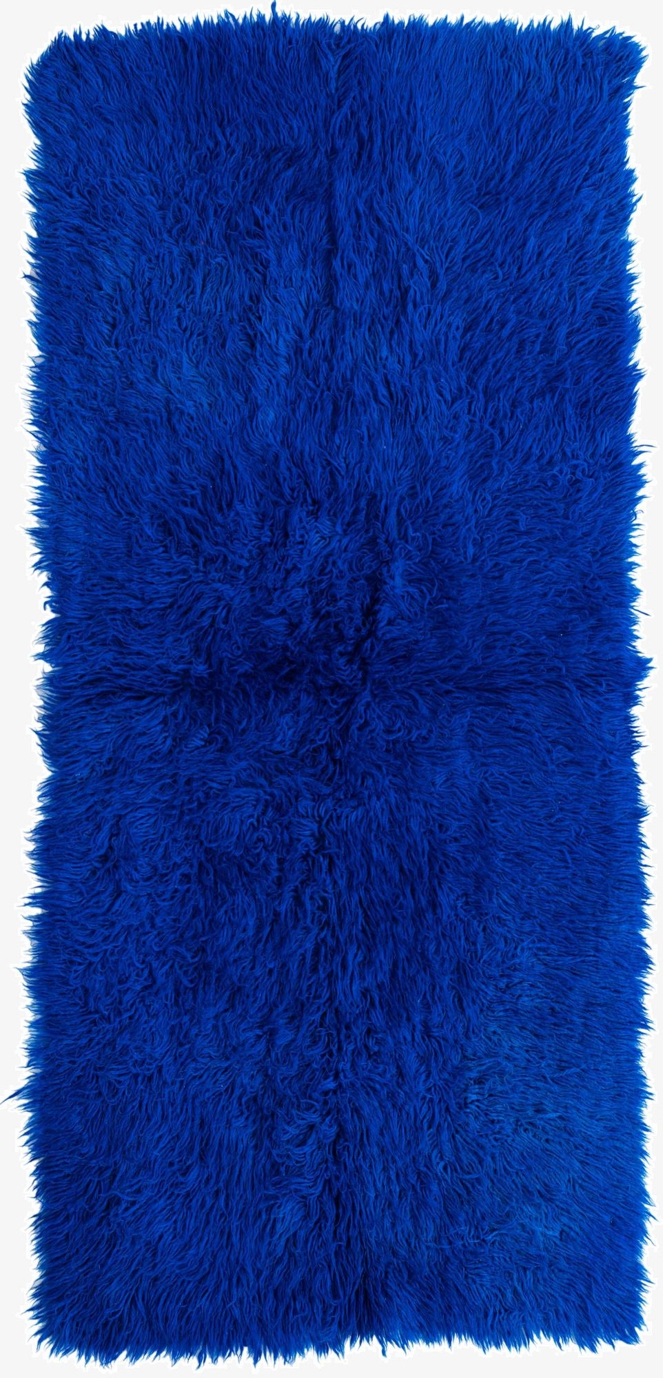  3' x 6' 6  Hand Knotted Moroccan Wool Runner Rug