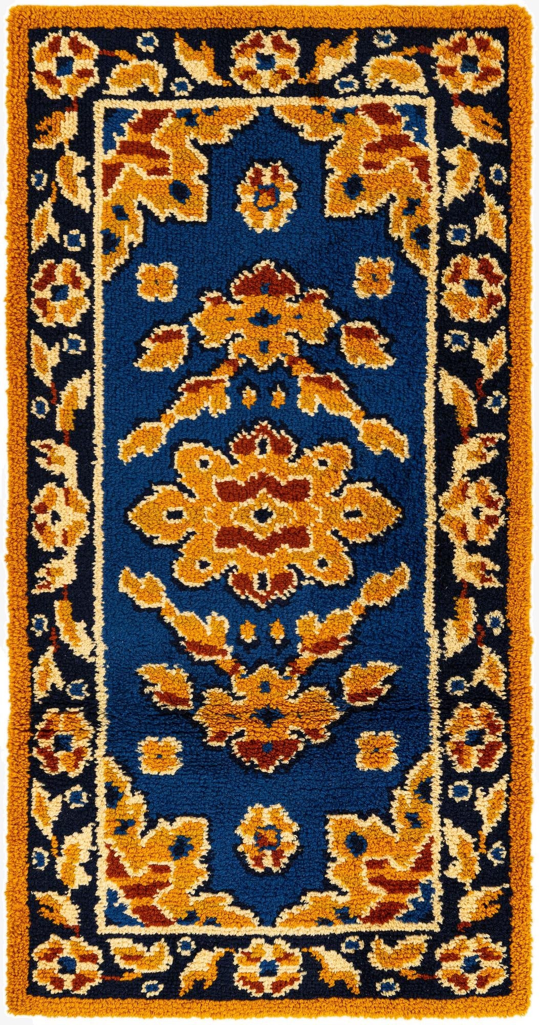  3' x 5' 10  Hand Knotted Moroccan Wool Runner Rug