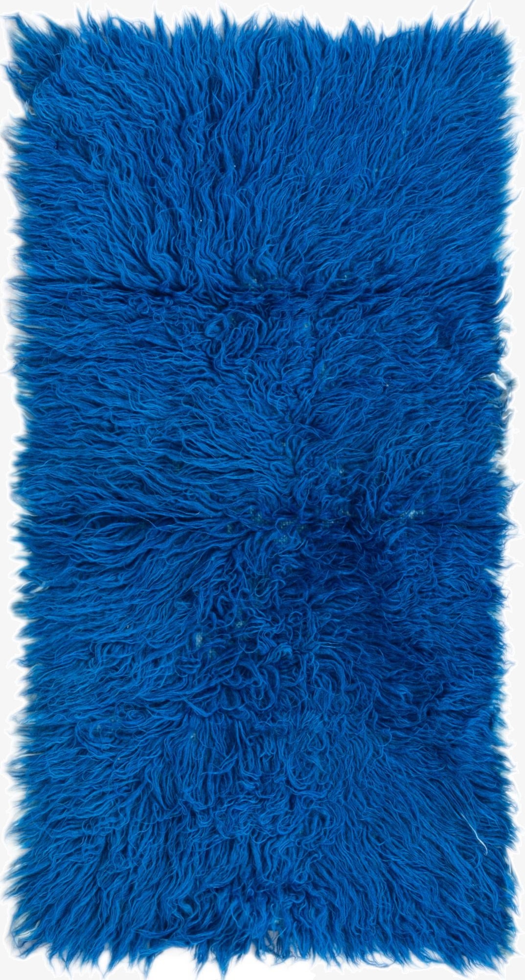  2' x 4'  Hand Knotted Moroccan Wool Runner Rug