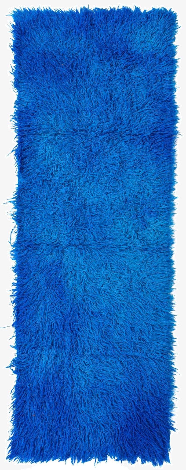  2' 5 x 7'  Hand Knotted Moroccan Wool Runner Rug