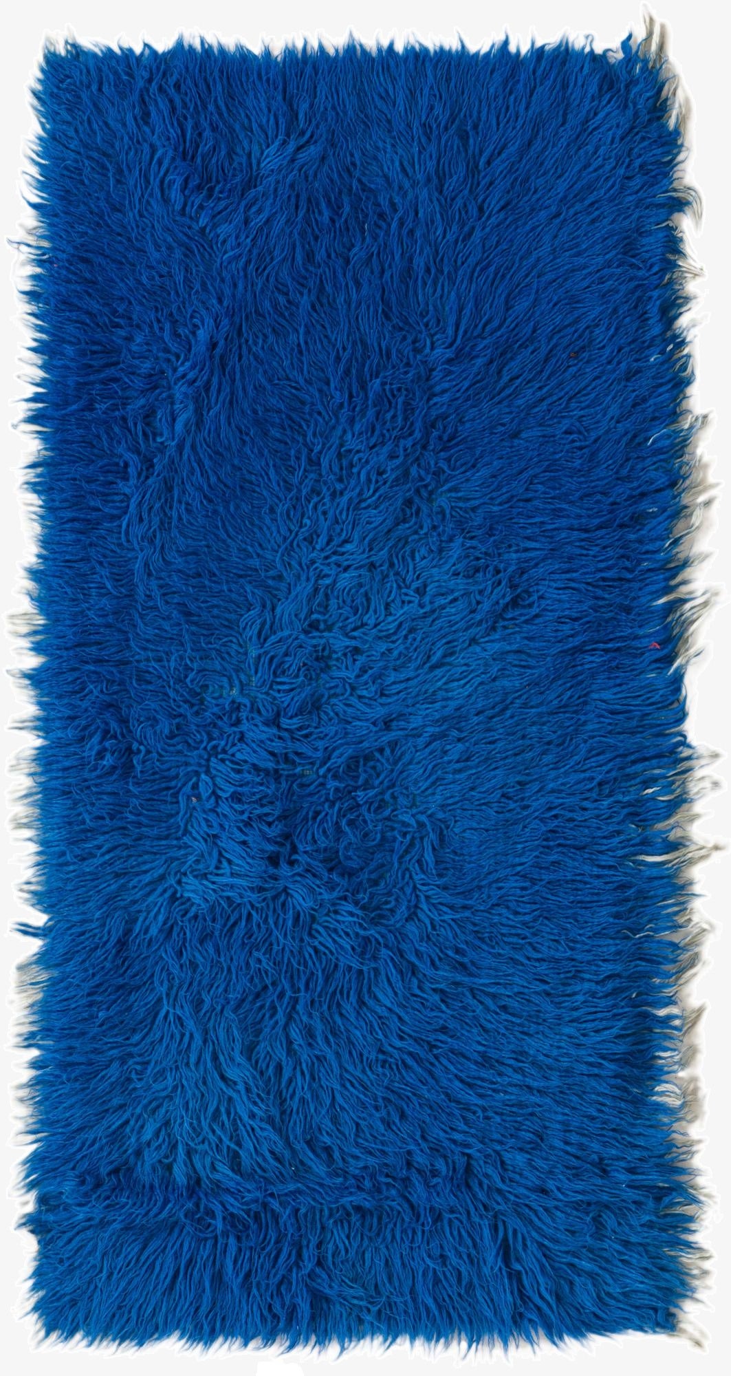  2' 4 x 4' 8  Hand Knotted Moroccan Wool Runner Rug