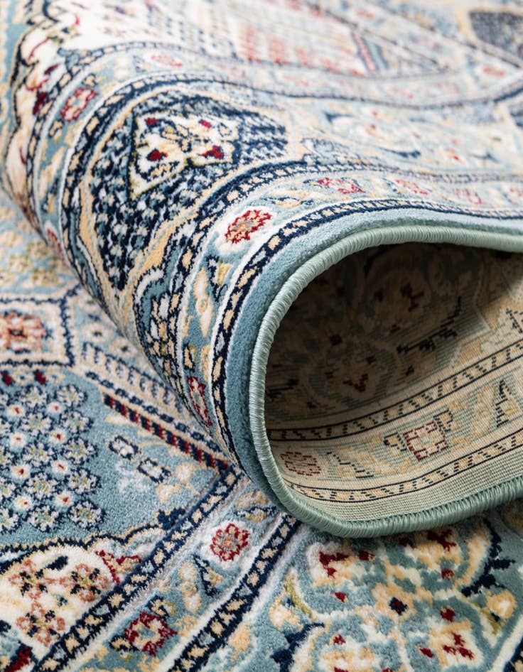Detail image of 3' x 13' Nain Design Runner Rug