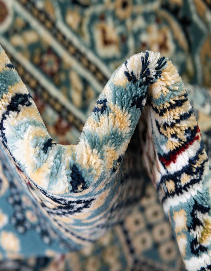 Detail image of 3' x 13' Nain Design Runner Rug