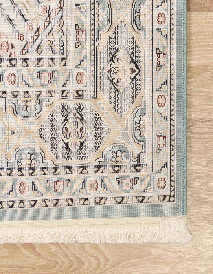 Detail image of 3' x 13' Nain Design Runner Rug