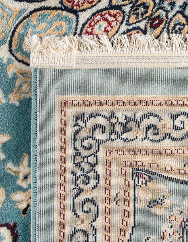 Detail image of  3' x 13' Nain Design Runner Rug