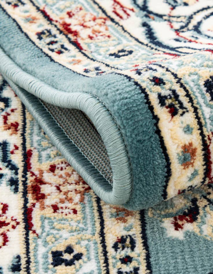 Detail image of  3' x 13' Nain Design Runner Rug