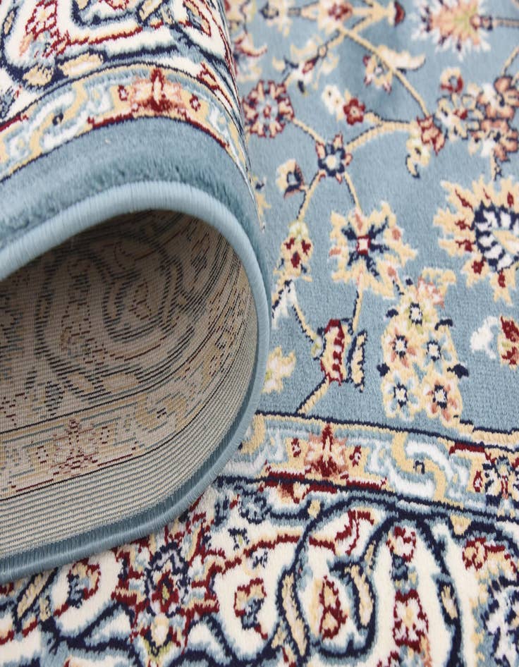 Detail image of  3' x 13' Nain Design Runner Rug