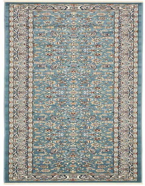 Detail image of  3' x 13' Nain Design Runner Rug