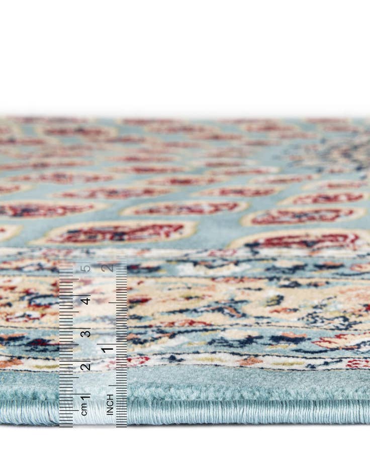 Detail image of  3' x 13' Nain Design Runner Rug